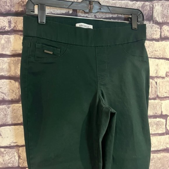 Nine West Navy Heide Pull-On Skinny Pants Size 4 - Picture 2 of 6